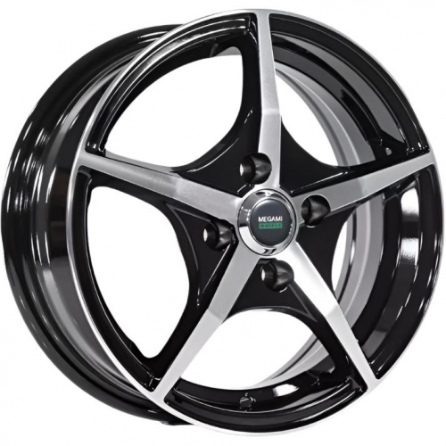 Megami MGM-19FF 5.5x14 4*100 ET49 DIA56.6 BKF Литой
