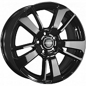 Khomen KHW 1704 7x17 5*108 ET50 DIA63.3 Black Литой