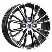 K&K Меандр 6x16 4*108 ET47.5 DIA63.3 Алмаз черный SK Литой