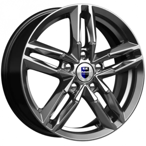 K&K Sayan 6x16 5*105 ET39 DIA56.6 Дарк платинум Литой
