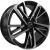 Khomen KHW 1815 8x18 5*108 ET46 DIA63.3 Black-FP Литой Khomen KHW 1815 8x18 5*108 ET46 DIA63.3 Black-FP Литой