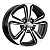 K&K КС777 6x15 4*100 ET45 DIA54.1 Алмаз черный Литой