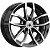 K&K Фрост 6.5x15 5*100 ET45 DIA67.1 Алмаз черный Литой