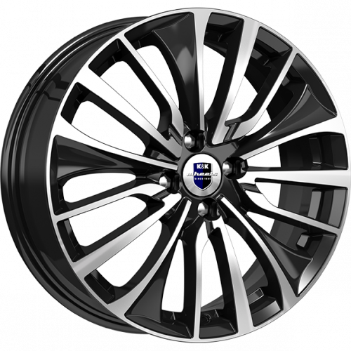 K&K Flanker 6.5x17 5*114.3 ET50 DIA54.1 Алмаз черный Литой