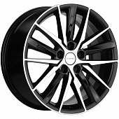 Khomen KHW 1807 8x18 5*114.3 ET46 DIA67.1 Black-FP Литой