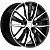 Khomen KHW 1807 8x18 5*112 ET39 DIA66.6 Black-FP Литой