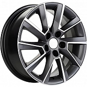 Khomen KHW 1604 6x16 5*105 ET39 DIA56.6 Gray-FP Литой