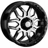 LS 1285 9x20 6*139.7 ET20 DIA100.1 BKF Литой