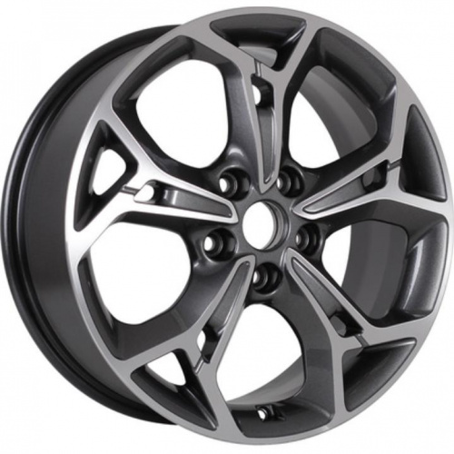 Khomen KHW 1702 7x17 5*114.3 ET39 DIA60.1 Gray-FP Литой