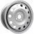ТЗСК Huyndai Solaris/Kia Rio 6.5x16 4*100 ET50 DIA54.1 Silver Штампованный