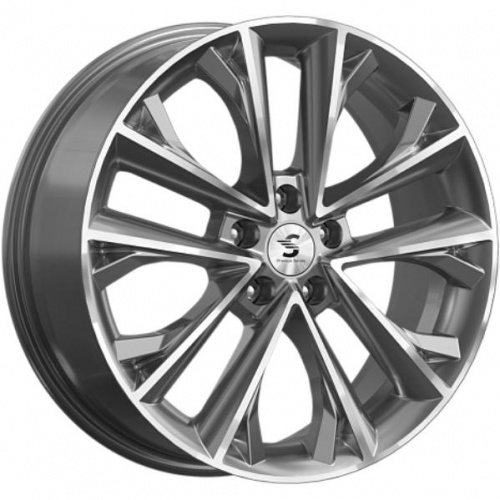 Скад КР012 7x18 5*114.3 ET35 DIA60.1 Diamond gloss graphite Литой