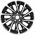 Khomen KHW 1804 7.5x18 5*108 ET46 DIA63.3 Black-FP Литой