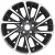 Khomen KHW 1804 7.5x18 5*108 ET40 DIA60.1 Black-FP Литой