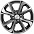 Khomen KHW 1501 6x15 4*100 ET37 DIA60.1 Black-FP Литой