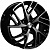 Khomen KHW 1722 6.5x17 5*114.3 ET45 DIA54.1 Black-FP Литой