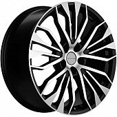 Khomen KHW 2009 8.5x20 5*120 ET45.5 DIA62.5 Black-FP Литой
