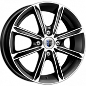 K&K Флэш 5x13 4*98 ET35 DIA58.6 Алмаз черный Литой