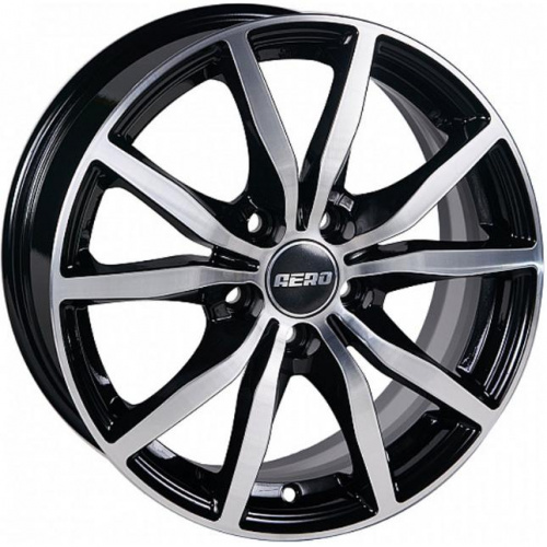 Aero V2057 6.5x15 5*114.3 ET45 DIA67.1 BFP Литой