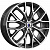K&K Лилиом 6x16 4*100 ET45 DIA67.1 Алмаз черный Литой