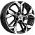 K&K КС1062 6.5x17 5*108 ET43 DIA65.1 Алмаз черный Литой