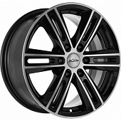 X'trike X-124 7.5x17 6*139.7 ET25 DIA106.1 BKFP Литой