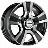 Carwel Дельта 6.5x16 5*139.7 ET40 DIA98 BL Литой