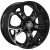 Khomen KHW 1702 7x17 5*114.3 ET37 DIA66.6 Black-FP Литой