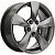 Khomen KHW 1504 6x15 5*100 ET43 DIA57.1 Gray Литой