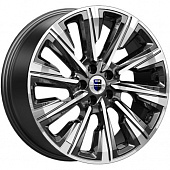 K&K Галего 7.5x19 5*112 ET40 DIA57.1 Алмаз черный Литой