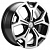 Khomen KHW 1710 6.5x17 5*120 ET55 DIA65.1 Black-FP Литой