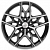 Khomen KHW 1709 7x17 5*110 ET40 DIA67.1 Black-FP Литой