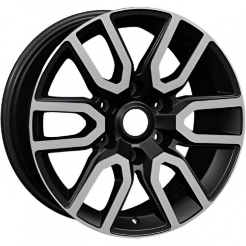 Khomen KHW 1723 8x17 6*139.7 ET30 DIA106.1 Black-FP Литой