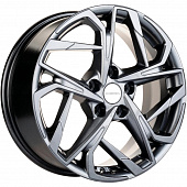 Khomen KHW 1716 7x17 5*110 ET46 DIA63.3 Gray Литой
