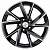 Khomen KHW 1714 7x17 5*108 ET40 DIA60.1 Black-FP Литой