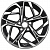 Khomen KHW 1716 7x17 5*114.3 ET48 DIA56.1 Black-FP Литой