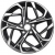 Khomen KHW 1716 7x17 5*108 ET40 DIA54.1 Black-FP Литой Khomen KHW 1716 7x17 5*108 ET40 DIA54.1 Black-FP Литой