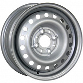 Trebl 52A45A 5.5x13 4*100 ET45 DIA56.6 Silver Штампованный