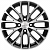 Khomen KHW 1506 6x15 4*100 ET37 DIA60.1 Black-FP Литой