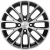 Khomen KHW 1506 6x15 4*100 ET46 DIA54.1 Black-FP Литой Khomen KHW 1506 6x15 4*100 ET46 DIA54.1 Black-FP Литой