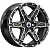 K&K Дистрикт 8x18 6*114.3 ET25 DIA66.1 Алмаз черный Литой