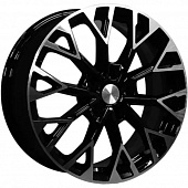 Khomen KHW 1718 7x17 5*110 ET45 DIA67.1 Black-FP Литой