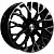 Khomen KHW 1718 7x17 5*108 ET40 DIA54.1 Black-FP Литой