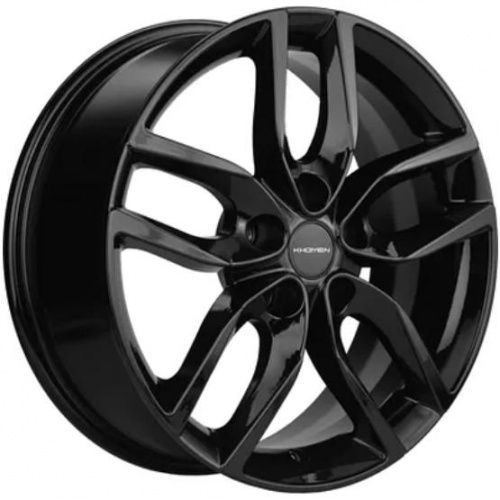 Khomen KHW 1708 6.5x17 5*114.3 ET37 DIA66.6 Black Литой