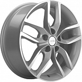 Khomen KHW 1708 6.5x17 5*108 ET33 DIA60.1 F-Silver-FP Литой